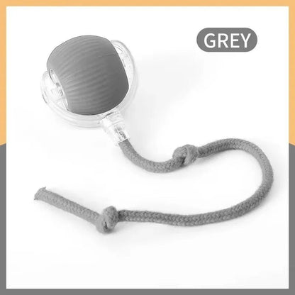 Smart Cat Toys Automatic Rolling Ball Fake Tail Rechargeable Electric Pet Interactive Toy Dog Cat Training Imitate Mouse Tail - Avero