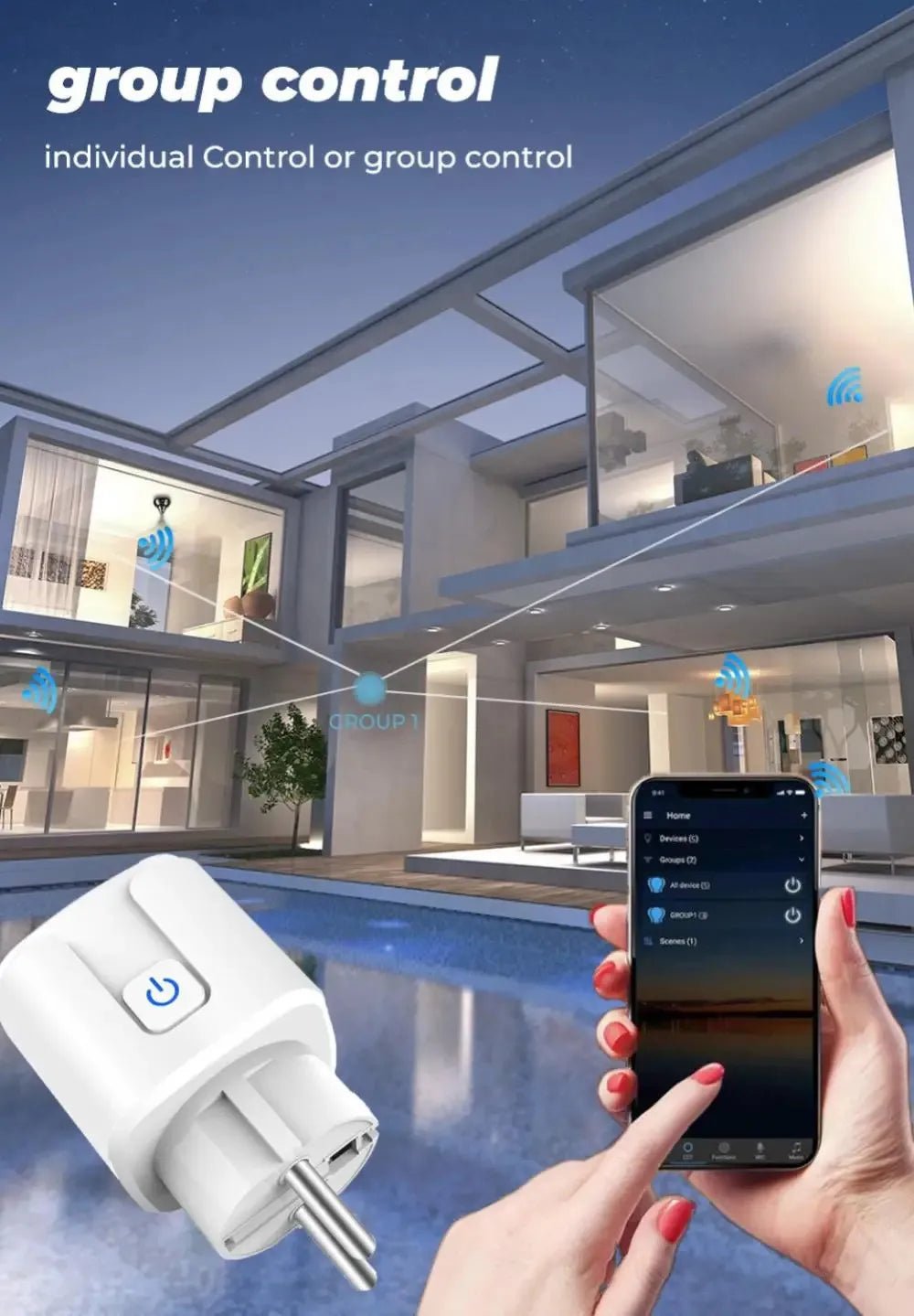 Smart Plug Zigbee EU 16A/20A Smart Socket With Power Monitor Timing Voice Control Works Whit Alexa Google Home Alice - Avero