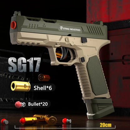Soft Bullet Airsoft Sig17 Throwing Shell Toy Gun Launcher Outdoor Sports CS Game Weapon Pistol Shooter Weapon For Children Gift - Avero