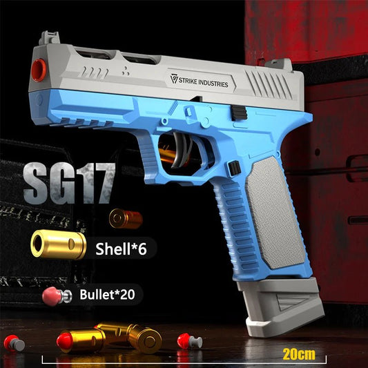 Soft Bullet Airsoft Sig17 Throwing Shell Toy Gun Launcher Outdoor Sports CS Game Weapon Pistol Shooter Weapon For Children Gift - Avero