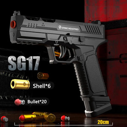 Soft Bullet Airsoft Sig17 Throwing Shell Toy Gun Launcher Outdoor Sports CS Game Weapon Pistol Shooter Weapon For Children Gift - Avero