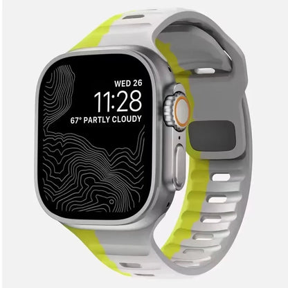 Soft Silicone Band For Apple Watch Band Ultra 49mm 44mm 45mm 42mm 41mm 42mm 38mm Sport Watchband iwatch Serise 8 7 6 5 Bracelet - Avero