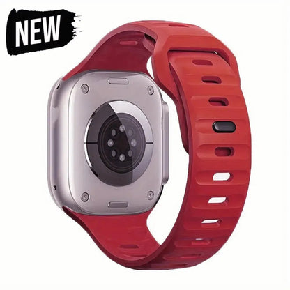 Soft Silicone Strap For Apple Watch Band Ultra 49mm 44mm 45mm 42mm 41mm 42mm 38mm Sport Watchband IWatch Serise 9 8 7 6 Bracelet - Avero