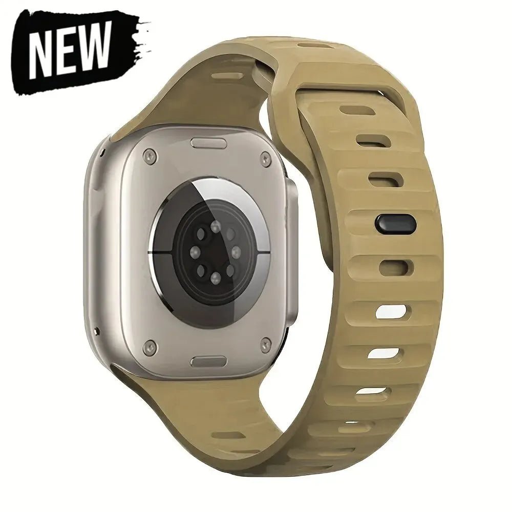 Soft Silicone Strap For Apple Watch Band Ultra 49mm 44mm 45mm 42mm 41mm 42mm 38mm Sport Watchband IWatch Serise 9 8 7 6 Bracelet - Avero