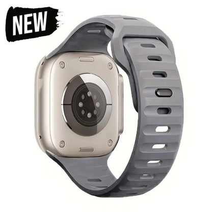 Soft Silicone Strap For Apple Watch Band Ultra 49mm 44mm 45mm 42mm 41mm 42mm 38mm Sport Watchband IWatch Serise 9 8 7 6 Bracelet - Avero