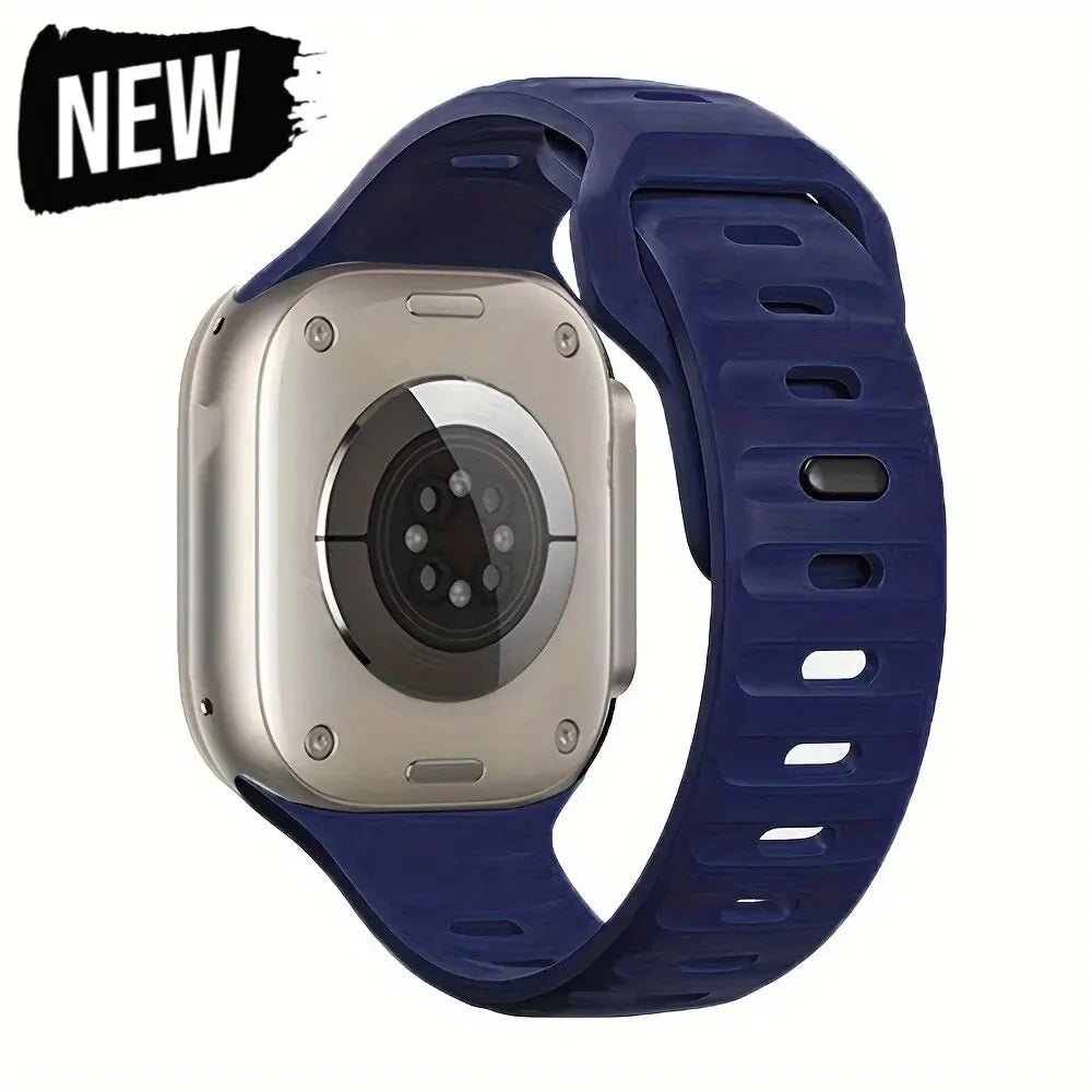 Soft Silicone Strap For Apple Watch Band Ultra 49mm 44mm 45mm 42mm 41mm 42mm 38mm Sport Watchband IWatch Serise 9 8 7 6 Bracelet - Avero