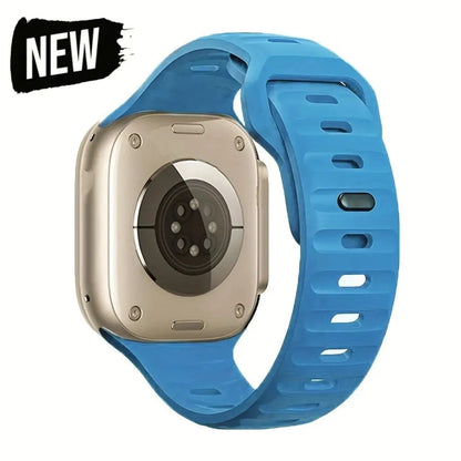 Soft Silicone Strap For Apple Watch Band Ultra 49mm 44mm 45mm 42mm 41mm 42mm 38mm Sport Watchband IWatch Serise 9 8 7 6 Bracelet - Avero