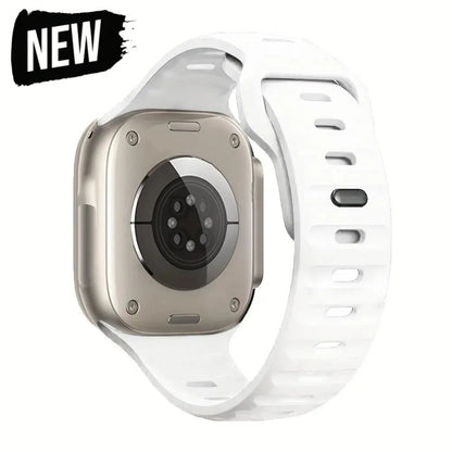 Soft Silicone Strap For Apple Watch Band Ultra 49mm 44mm 45mm 42mm 41mm 42mm 38mm Sport Watchband IWatch Serise 9 8 7 6 Bracelet - Avero
