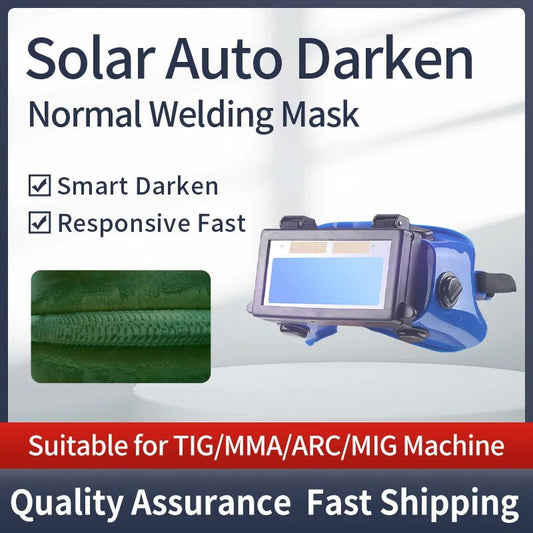 Solar Auto Darkening True Color Welding Mask Welding Helmet Eyes Goggle/Welder Glasses Arc Protection Helmet for Welding Machine - Avero