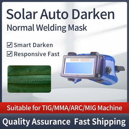 Solar Auto Darkening True Color Welding Mask Welding Helmet Eyes Goggle/Welder Glasses Arc Protection Helmet for Welding Machine - Avero