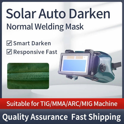 Solar Auto Darkening True Color Welding Mask Welding Helmet Eyes Goggle/Welder Glasses Arc Protection Helmet for Welding Machine - Avero