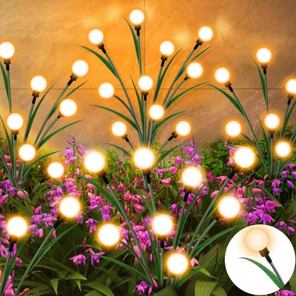 Solar Ground Lights Outdoor Decorations, 12LED Solar Garden Lights Waterproof, Solar Disk Lights for Yard, Pathway, Lawn, Patio - Avero