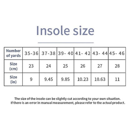 Sports Insole 4D Cloud Style Sweat Absorbing Breathable Thickened Shock Absorption Super Soft and Comfortable Elastic Insole - Avero