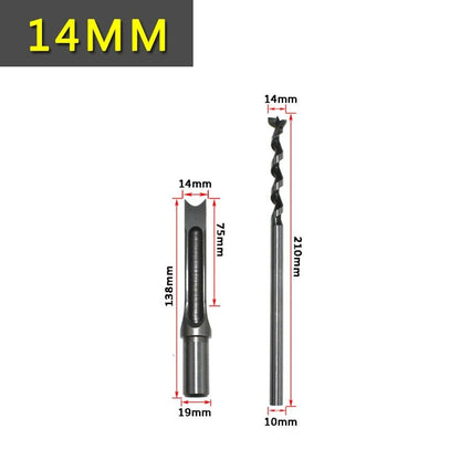 Square Hole Drill Woodworking Drill Tools Auger Mortising Chisel Drill Set DIY Furniture Square Woodworking Drill - Avero