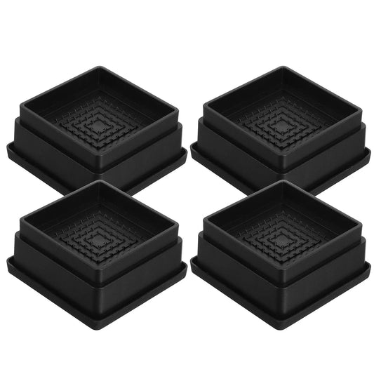 Stackable Bed Lifters Height Adjustable Furniture Risers Nonslip Bottom For Couch Chair Sofa Table Rubber Reusable Riser Blocks - Avero