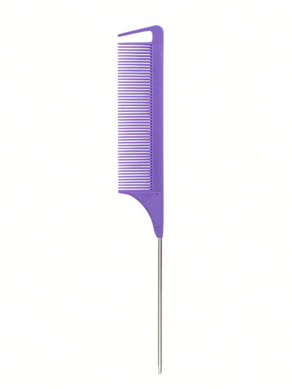 stainless steel pointed tail hair professional hair comb hair brush salon hair styling tool hair comb Special for real hair wigs - Avero