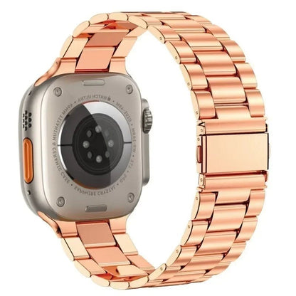 Stainless Steel Strap for Apple Watch band 44mm 45mm 38 - 42 - 40mm - 41mm Metal link Bracelet iWatch series 8 7 6 5 4 3 se Ultra 49mm - Avero