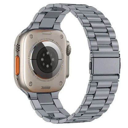 Stainless Steel Strap for Apple Watch band 44mm 45mm 38 - 42 - 40mm - 41mm Metal link Bracelet iWatch series 8 7 6 5 4 3 se Ultra 49mm - Avero