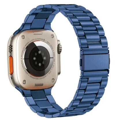 Stainless Steel Strap for Apple Watch band 44mm 45mm 38 - 42 - 40mm - 41mm Metal link Bracelet iWatch series 8 7 6 5 4 3 se Ultra 49mm - Avero