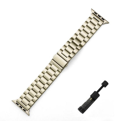 Stainless Steel Strap for Apple Watch band 44mm 45mm 38 - 42 - 40mm - 41mm Metal link Bracelet iWatch series 8 7 6 5 4 3 se Ultra 49mm - Avero