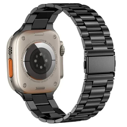 Stainless Steel Strap for Apple Watch band 44mm 45mm 38 - 42 - 40mm - 41mm Metal link Bracelet iWatch series 8 7 6 5 4 3 se Ultra 49mm - Avero