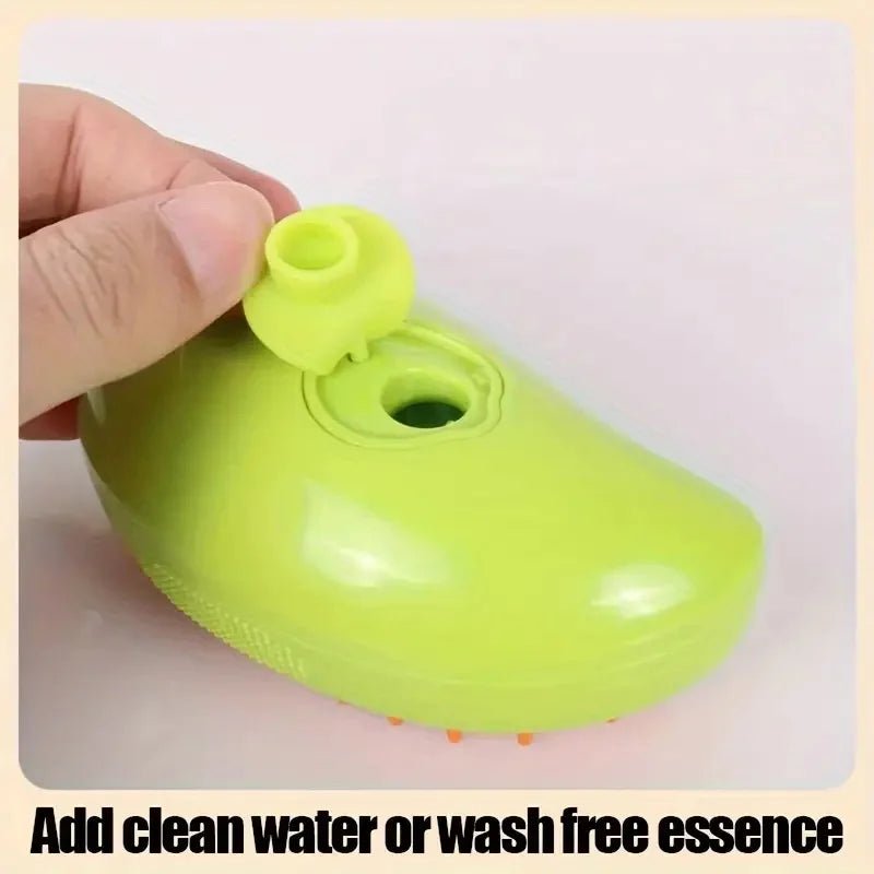 Steamy Dog Brush Electric Spray Cat Hair Brush 3 In1 Dog Steamer Brush for Massage Pet Grooming Removing Tangled and Loose Hair - Avero
