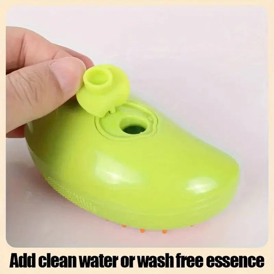 Steamy Dog Brush Electric Spray Cat Hair Brush 3 In1 Dog Steamer Brush for Massage Pet Grooming Removing Tangled and Loose Hair - Avero