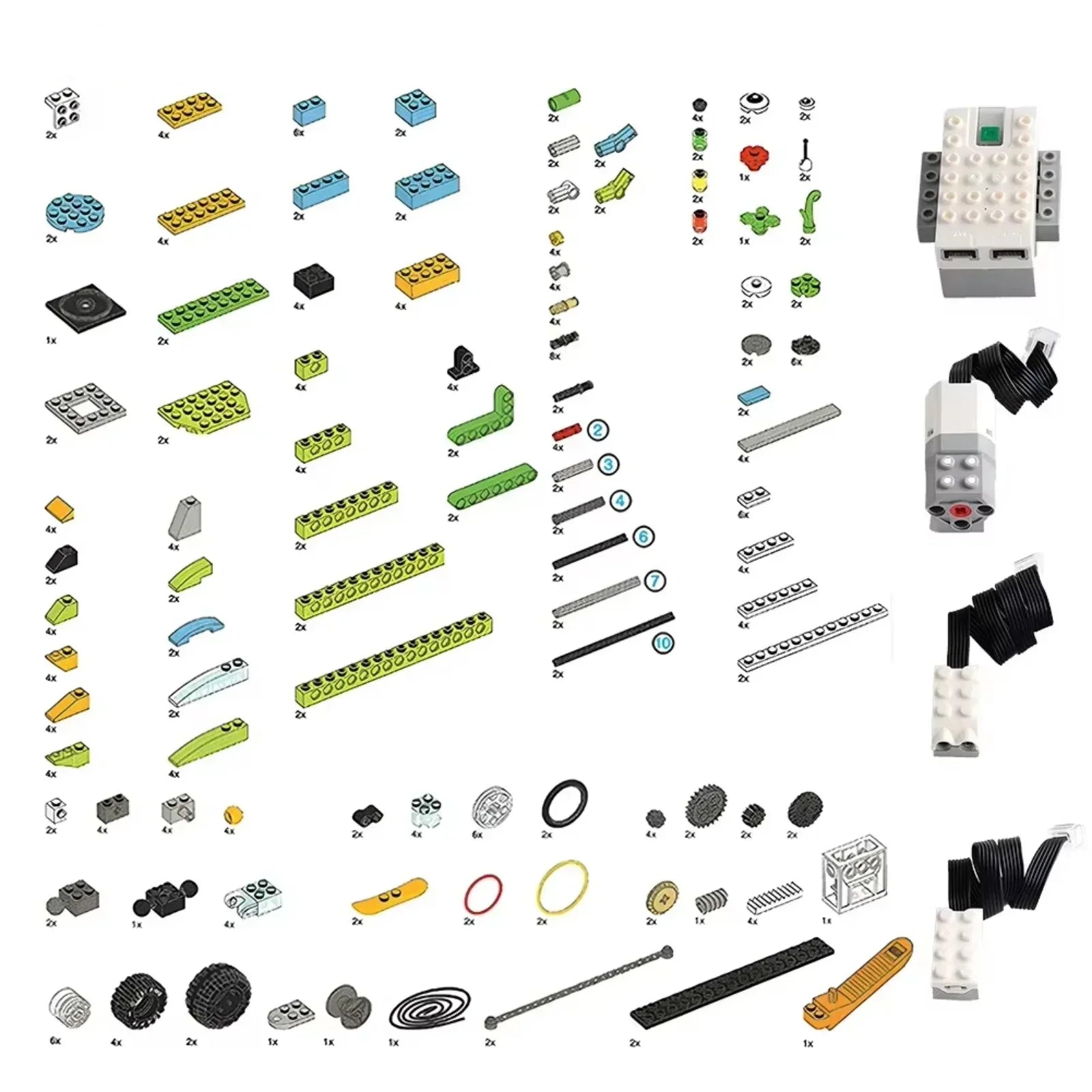 STEM We - do2.0 45300 Core Programming Kit Compatible legoed Education Building Blocks Kit with 280pcs & Sensors Electronic Bricks - Avero