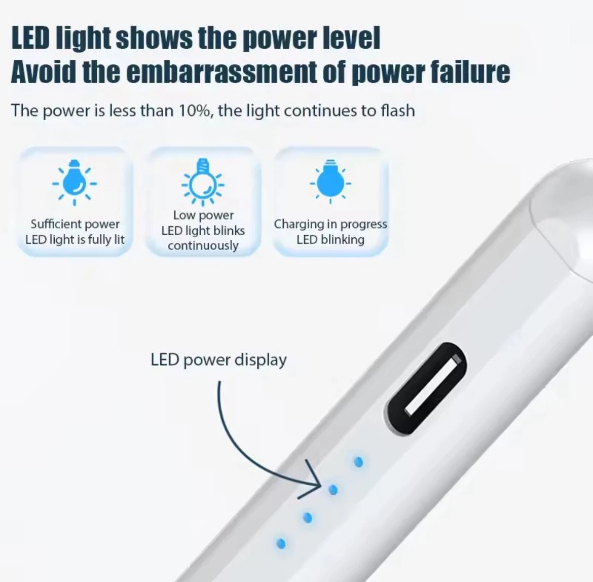 Stylus Pen For Tablet Mobile Phone Touch Pen for Android iOS Windows iPad Accessories for Apple Pencil Universal Stylus Pen - Avero