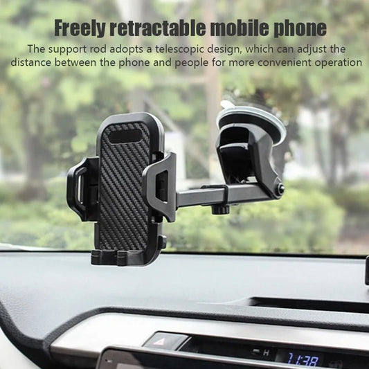 Sucker Car Phone Holder Stand Gravity Dashboard Suction Cup Smartphone Mobile Cell Support in Car Bracket For All Phones - Avero