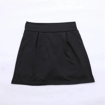 Summer fashion explosion women solid color outdoor sports fitness running yoga quick dry fake two running skirts - Avero