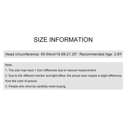 Summer Kids Baseball Cap Casual Solid Children Caps Sun Hat Boys Girls Outdoor Accessories 2 - 8Y - Avero