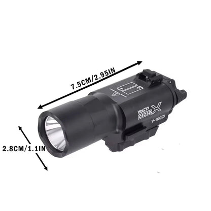 Surefir X300U Scout Light Gun Light Lanterna Rifle Strobe Flashlight Fit 20mm Rail Airsoft Hanging FlashlightHunting - Avero