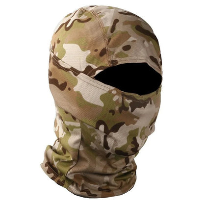 Tactical Balaclava Military Camouflage Full Face Mask Motorcycle Cycling Army War Airsoft Hunting Face Shield Hat Neck Scarives - Avero