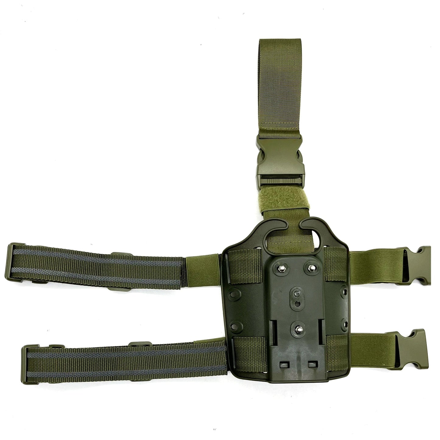 Tactical Leg Gun Holster Platform for Glock 17 19 Beretta M9 Sig P226 Airsoft Drop Thigh Pistol Case Paddle Adapter for Hunting - Avero