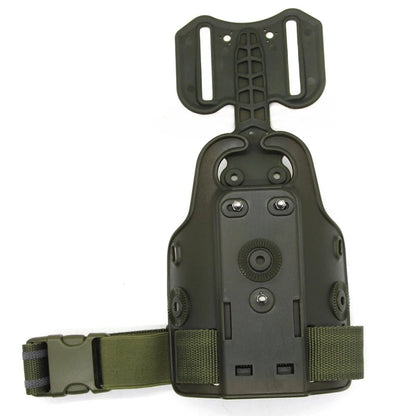 Tactical Leg Gun Holster Platform for Glock 17 19 Beretta M9 Sig P226 Airsoft Drop Thigh Pistol Case Paddle Adapter for Hunting - Avero