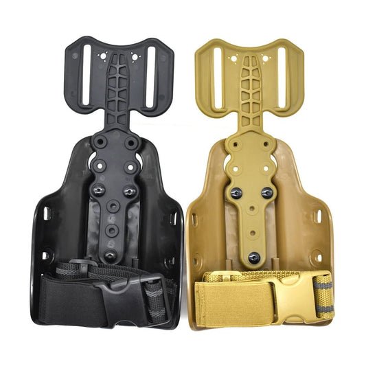 Tactical Leg Gun Holster Platform for Glock 17 19 Beretta M9 Sig P226 Airsoft Drop Thigh Pistol Case Paddle Adapter for Hunting - Avero