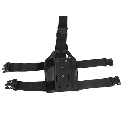 Tactical Leg Gun Holster Platform for Glock 17 19 Beretta M9 Sig P226 Airsoft Drop Thigh Pistol Case Paddle Adapter for Hunting - Avero