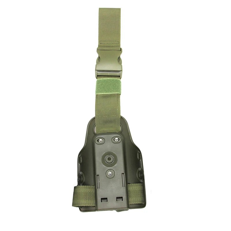 Tactical Leg Gun Holster Platform for Glock 17 19 Beretta M9 Sig P226 Airsoft Drop Thigh Pistol Case Paddle Adapter for Hunting - Avero