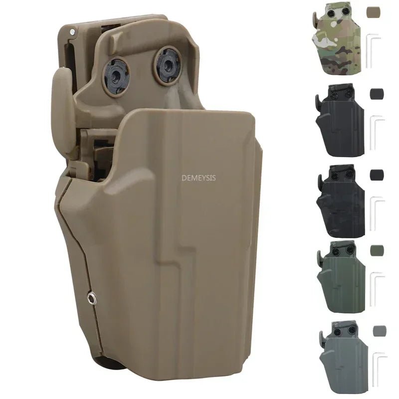 Tactical Quick Pull Gun Holster Adjustable Outdoor Hunting Shooting Waist Belt Holsters Universal Airsoft Pistols Gun Holster - Avero