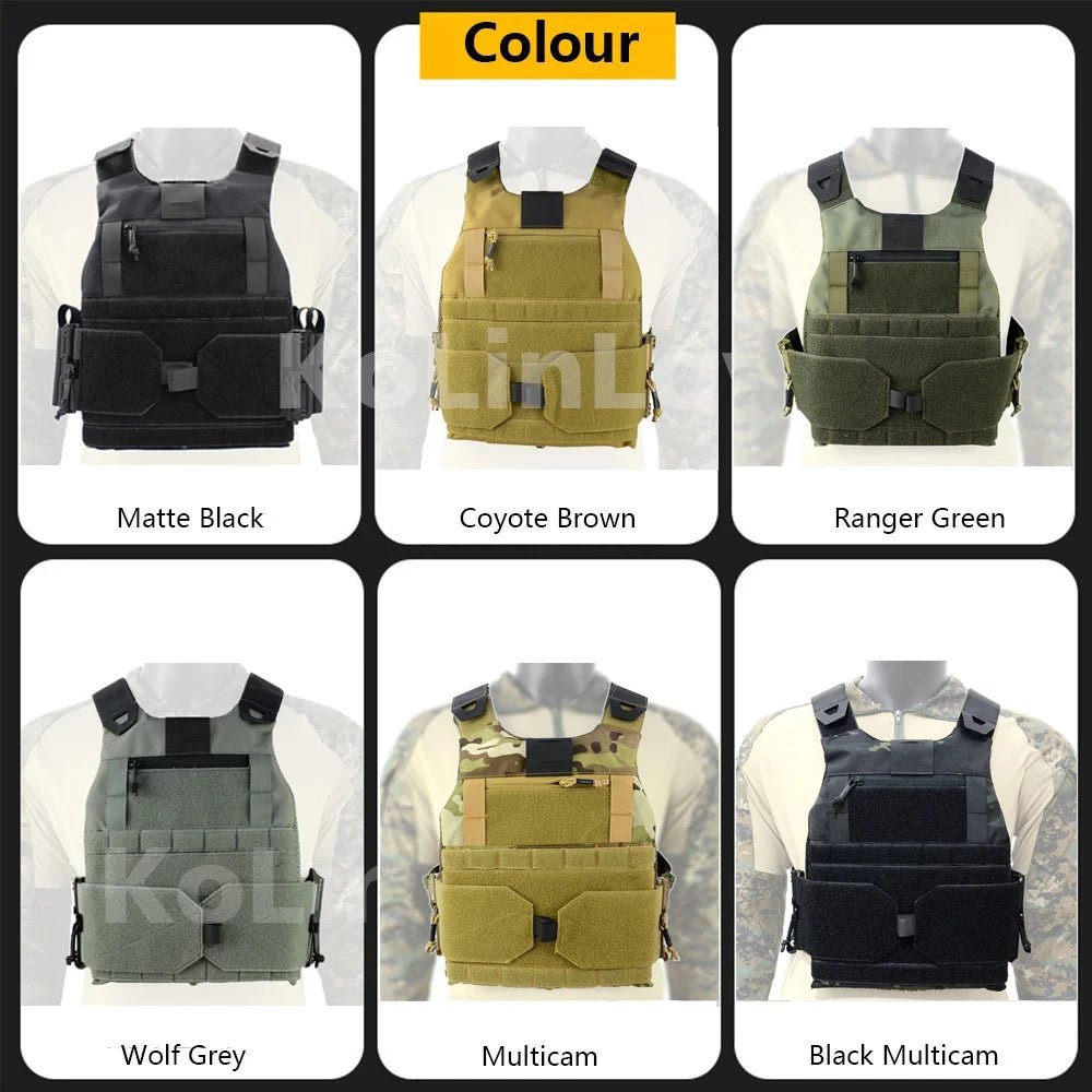 Tactical Vest FCSK 2.0 Low Visibility JPC Hunting Vest FCPC Airsoft Paintball CS Militar Protective Vest Molle Magazine Pouch - Avero