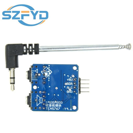 TEA5767 FM Stereo Radio Module For 76 - 108MHZ With Free Cable Antenna - Avero
