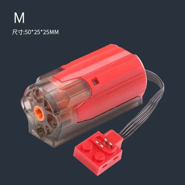 Technical Blocks Motor High - Tech Parts Parts Blocks PF Train Motor 8883 84 85 88004 L XL Servo Motor Technik RC Receiver Battery - Avero