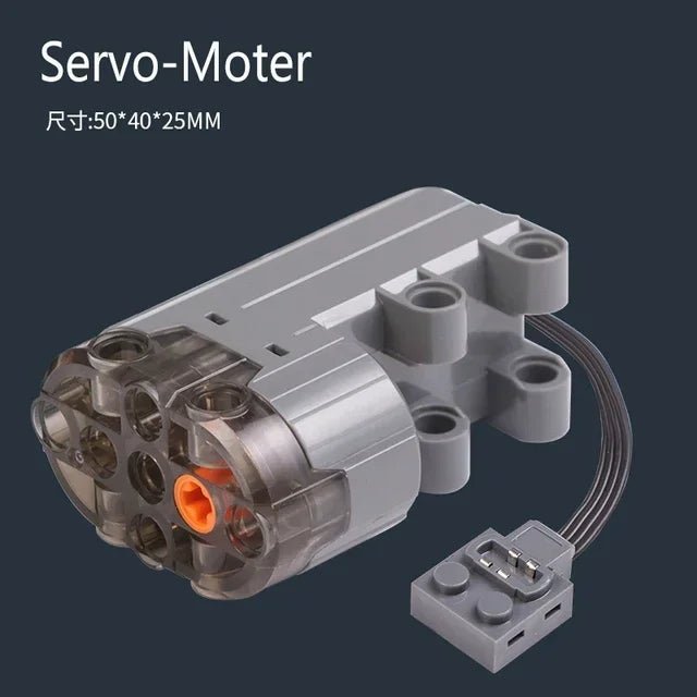 Technical Blocks Motor High - Tech Parts Parts Blocks PF Train Motor 8883 84 85 88004 L XL Servo Motor Technik RC Receiver Battery - Avero
