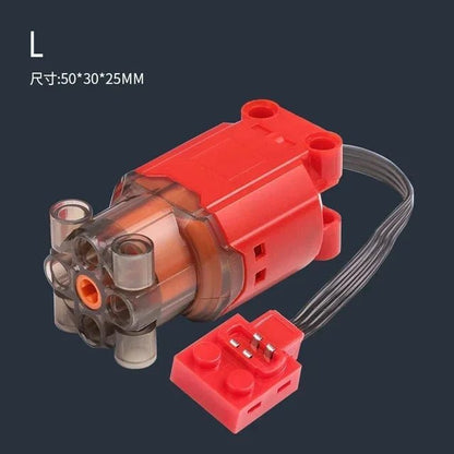 Technical Blocks Motor High - Tech Parts Parts Blocks PF Train Motor 8883 84 85 88004 L XL Servo Motor Technik RC Receiver Battery - Avero