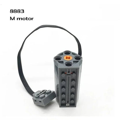 Technical Blocks Motor High - Tech Parts Parts Blocks PF Train Motor 8883 84 85 88004 L XL Servo Motor Technik RC Receiver Battery - Avero