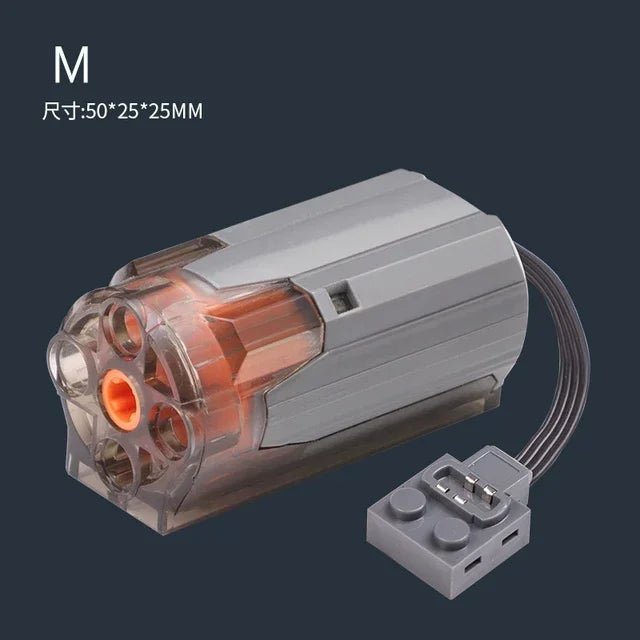 Technical Blocks Motor High - Tech Parts Parts Blocks PF Train Motor 8883 84 85 88004 L XL Servo Motor Technik RC Receiver Battery - Avero