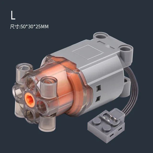 Technical Blocks Motor High - Tech Parts Parts Blocks PF Train Motor 8883 84 85 88004 L XL Servo Motor Technik RC Receiver Battery - Avero