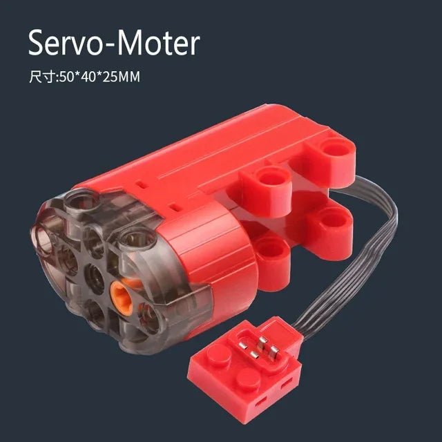 Technical Blocks Motor High - Tech Parts Parts Blocks PF Train Motor 8883 84 85 88004 L XL Servo Motor Technik RC Receiver Battery - Avero
