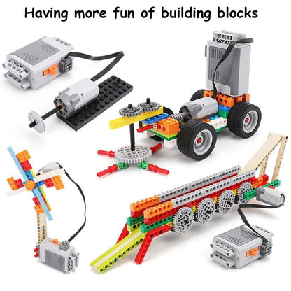 Technical Electronic Building Block Set IR Remote Control Receiver MOC Toys Power Functions Parts DIY Car Bricks Kids - Avero